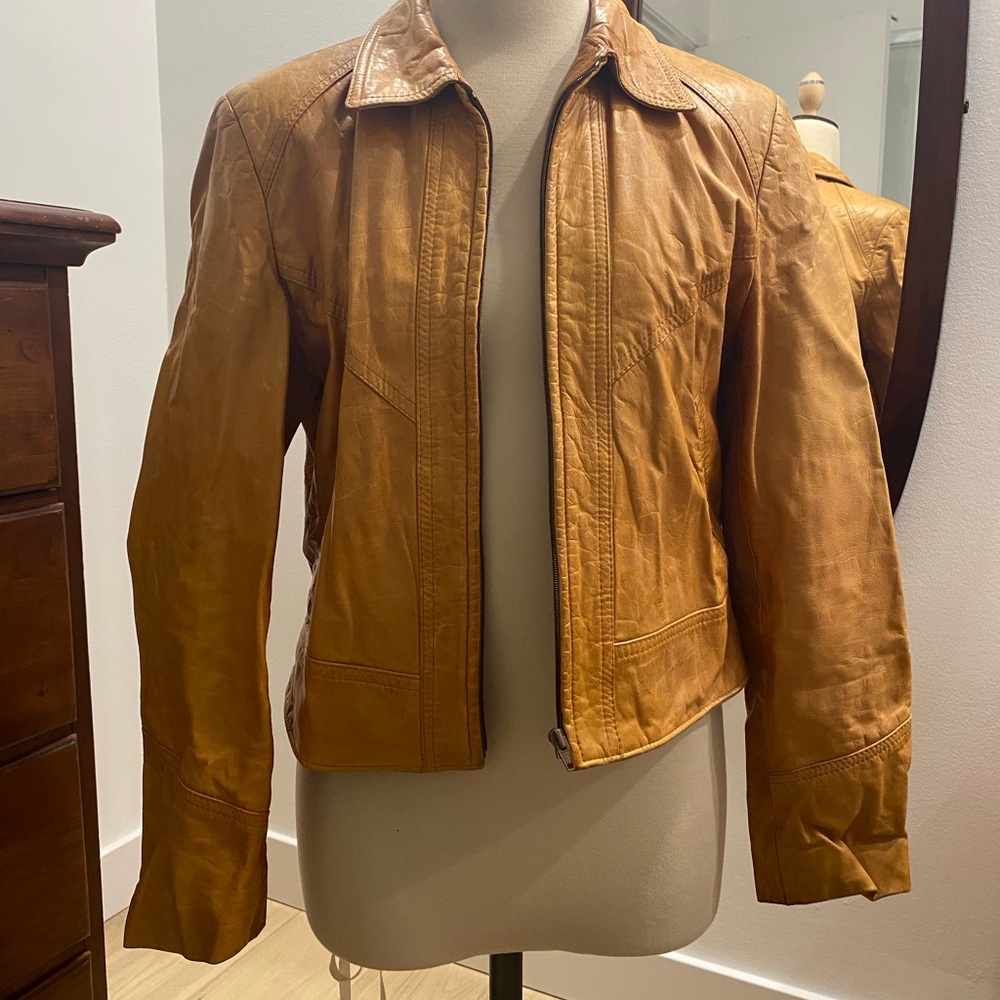 Vintage Black Sheep Leather Jacket